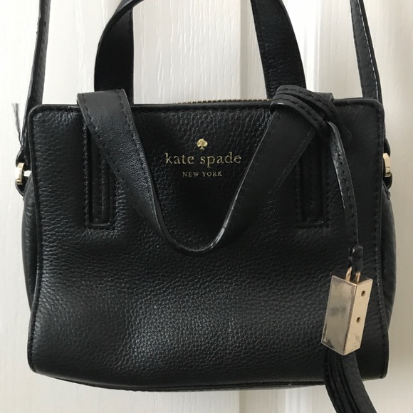 kate spade Handbags - Kate Spade Mini Black Crossbody Bag